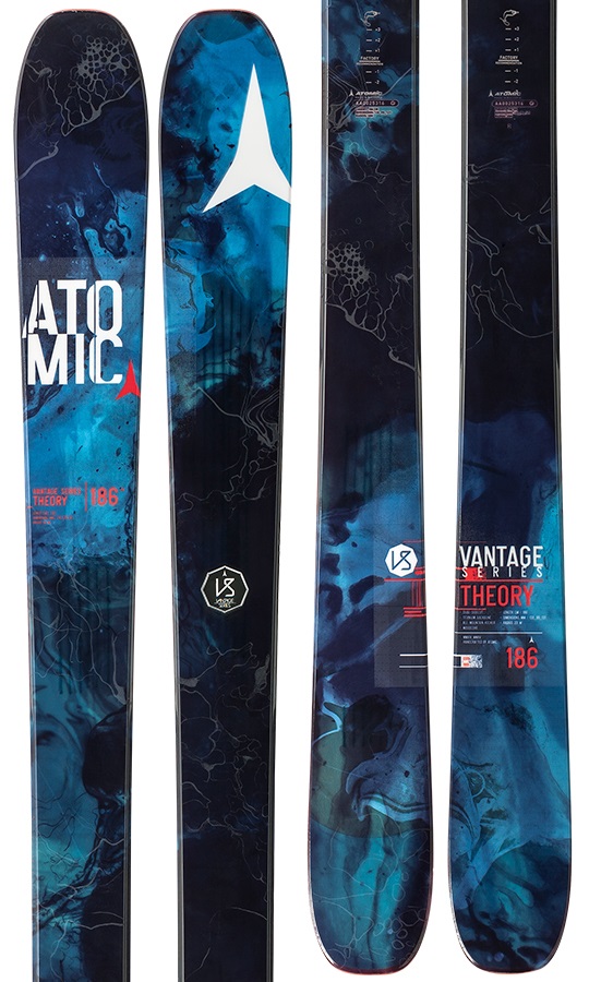 Atomic Vantage Theory Skis, 177cm, Blue, Atomic FFG 12 Bindings, 2015